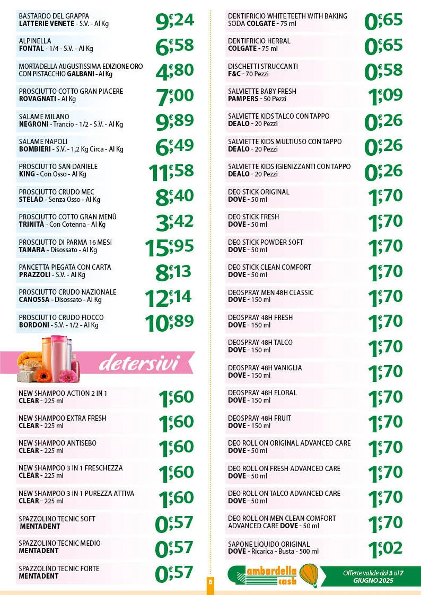 Volantino Gambardella Cash da 3 giugno a 7 giugno di 2025 - Pagina del volantino 5