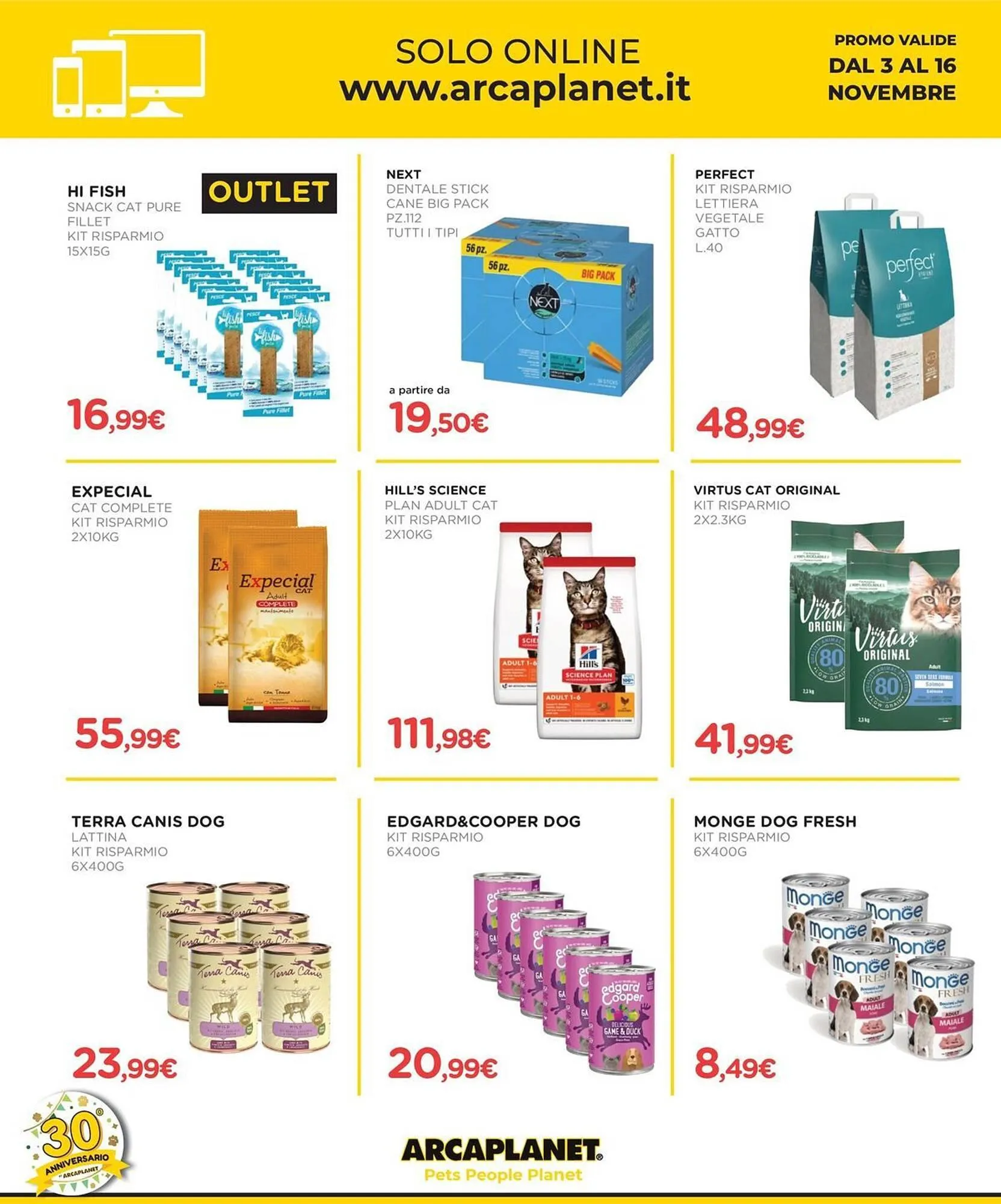 Volantino Arcaplanet da 10 novembre a 16 novembre di 2025 - Pagina del volantino 34