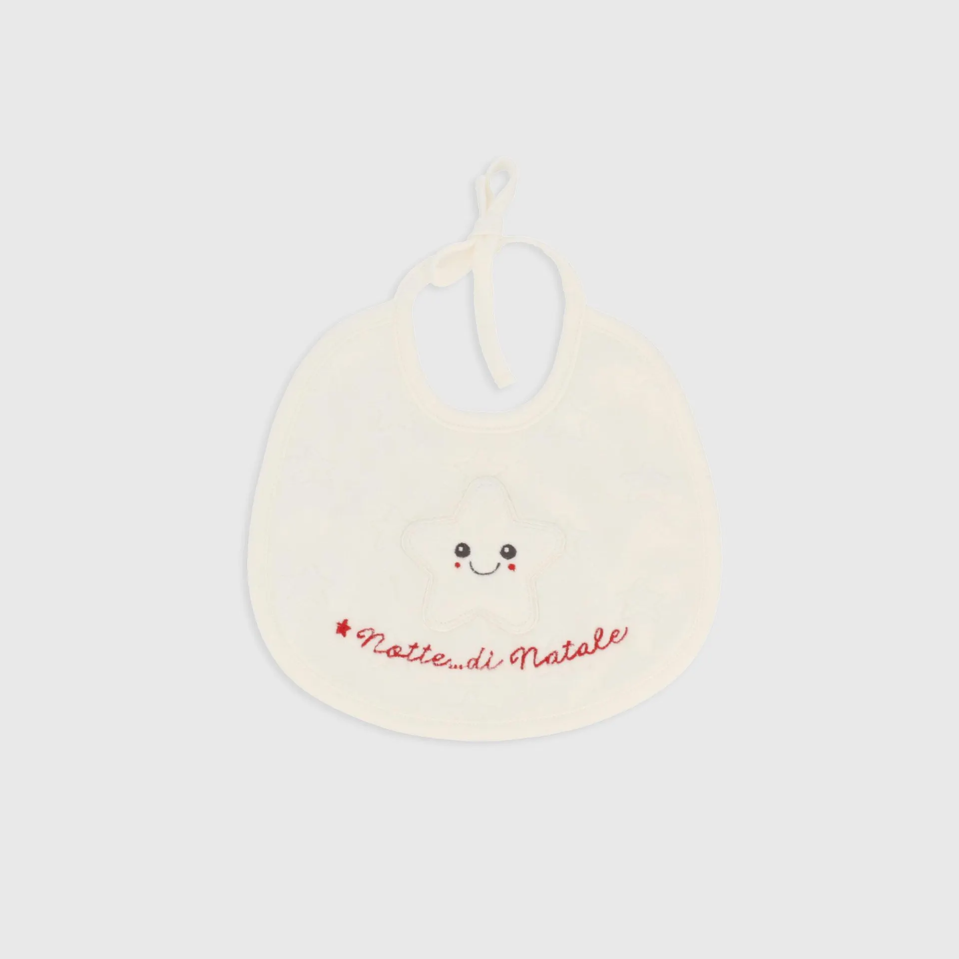 Bavaglino in jersey, bianco