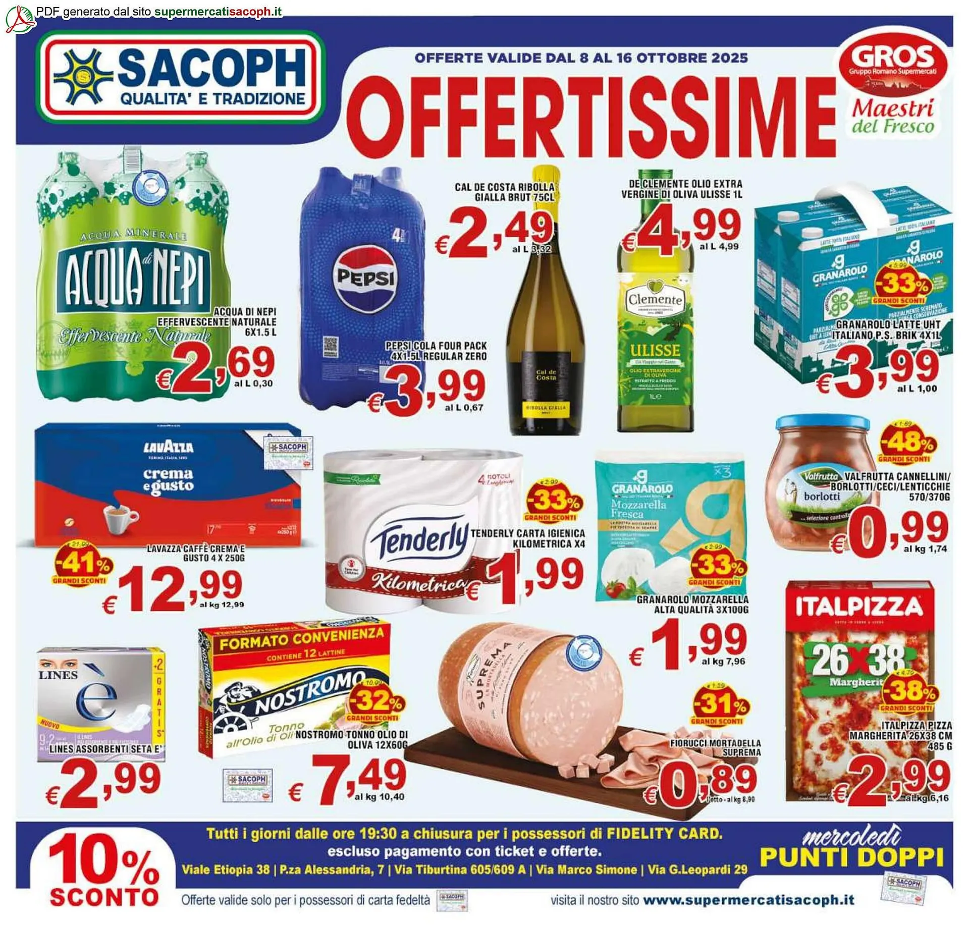 Volantino Sacoph da 8 ottobre a 16 ottobre di 2025 - Pagina del volantino 1