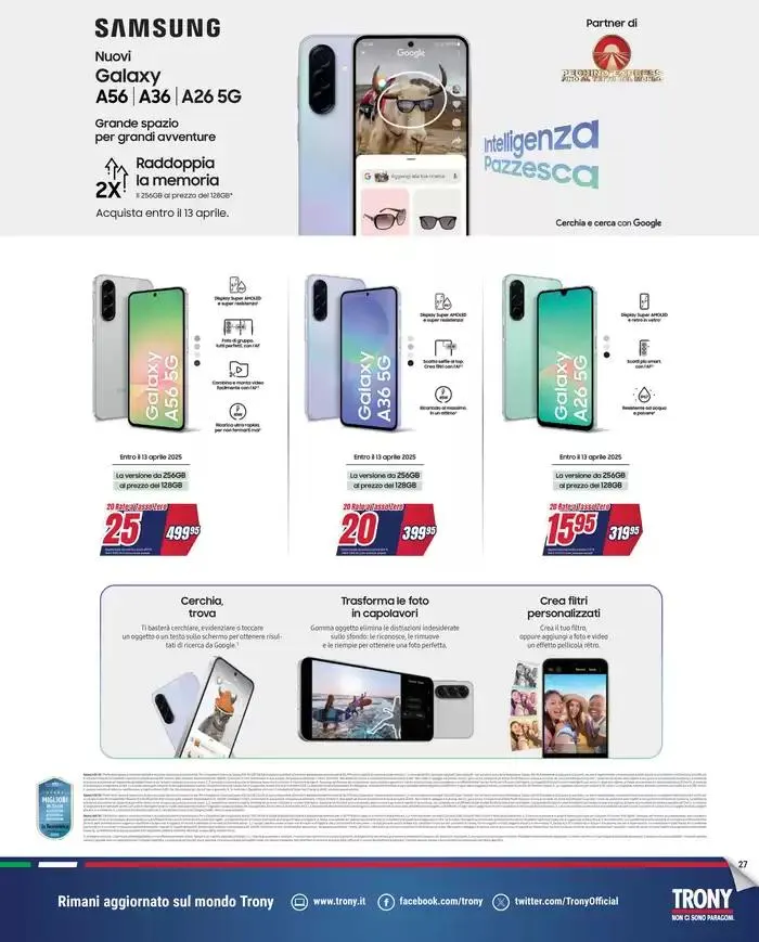 Tasso Zero da Trony! da 20 marzo a 2 aprile di 2025 - Pagina del volantino 27