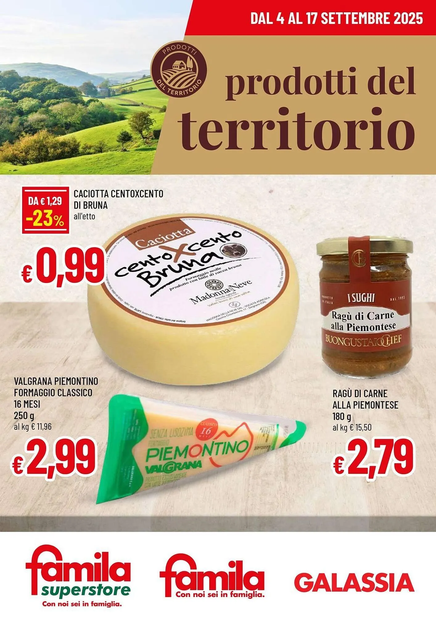 Volantino Famila Superstore da 4 settembre a 17 settembre di 2025 - Pagina del volantino 1