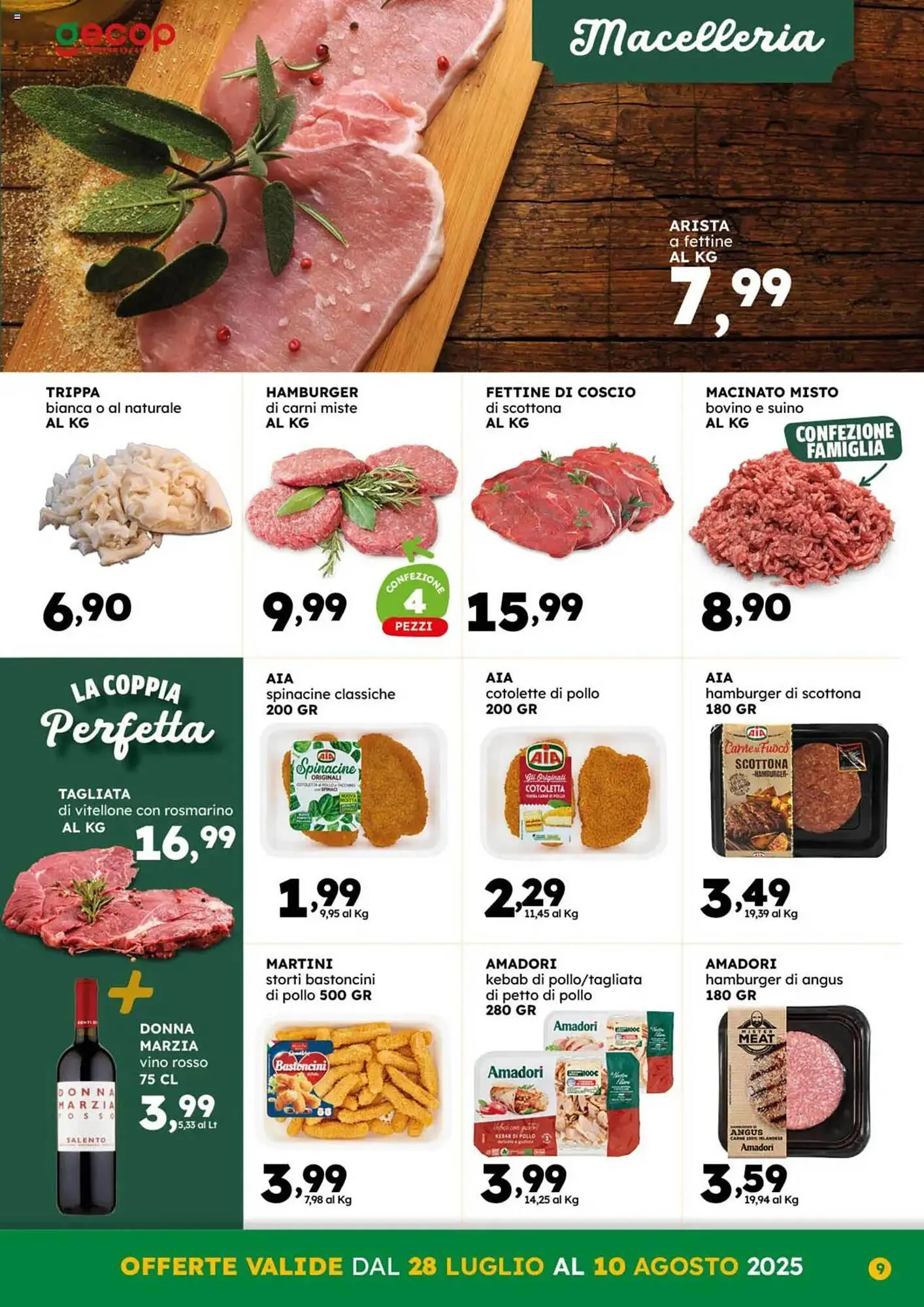 Volantino Gecop da 28 luglio a 10 agosto di 2025 - Pagina del volantino 9