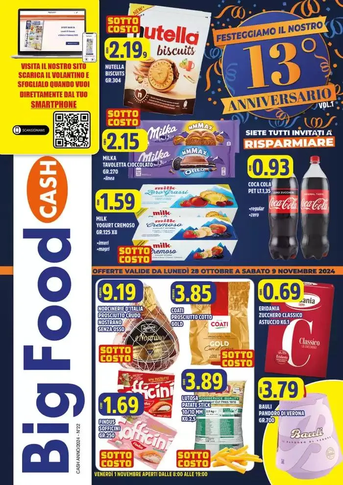 Festeggiamo il nostro 13 anniversario da 28 ottobre a 9 novembre di 2024 - Pagina del volantino 1