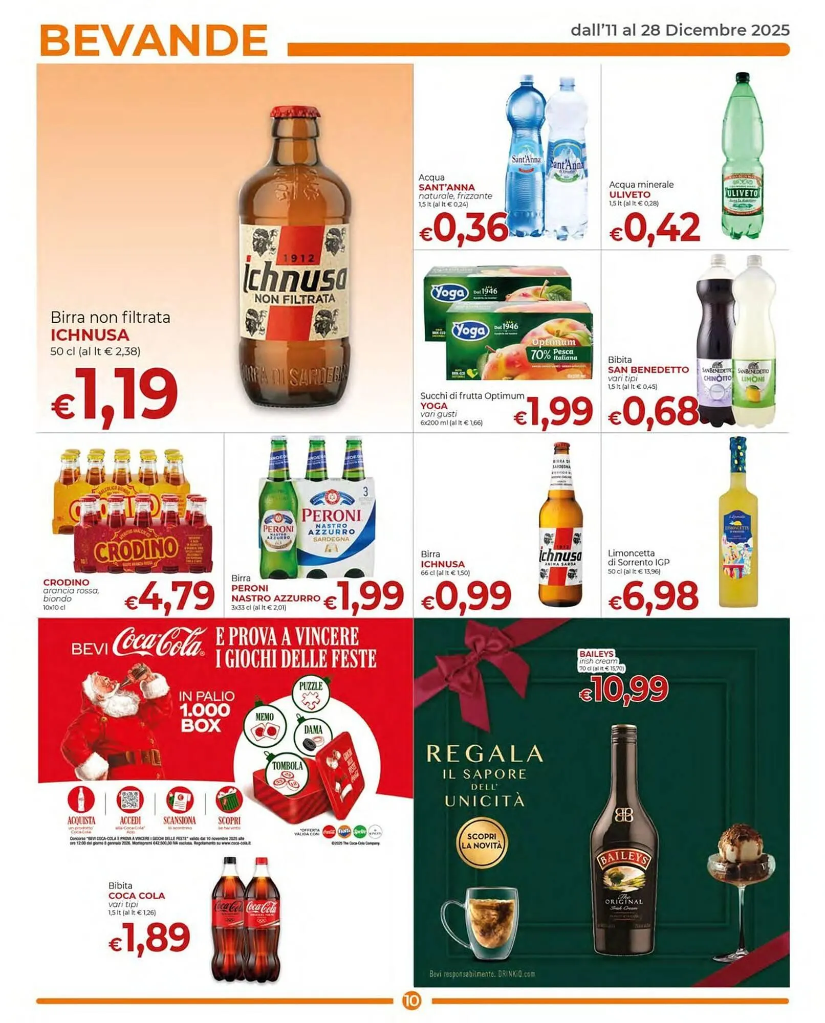 Volantino Supermercati Nonna Isa da 11 dicembre a 28 dicembre di 2025 - Pagina del volantino 10