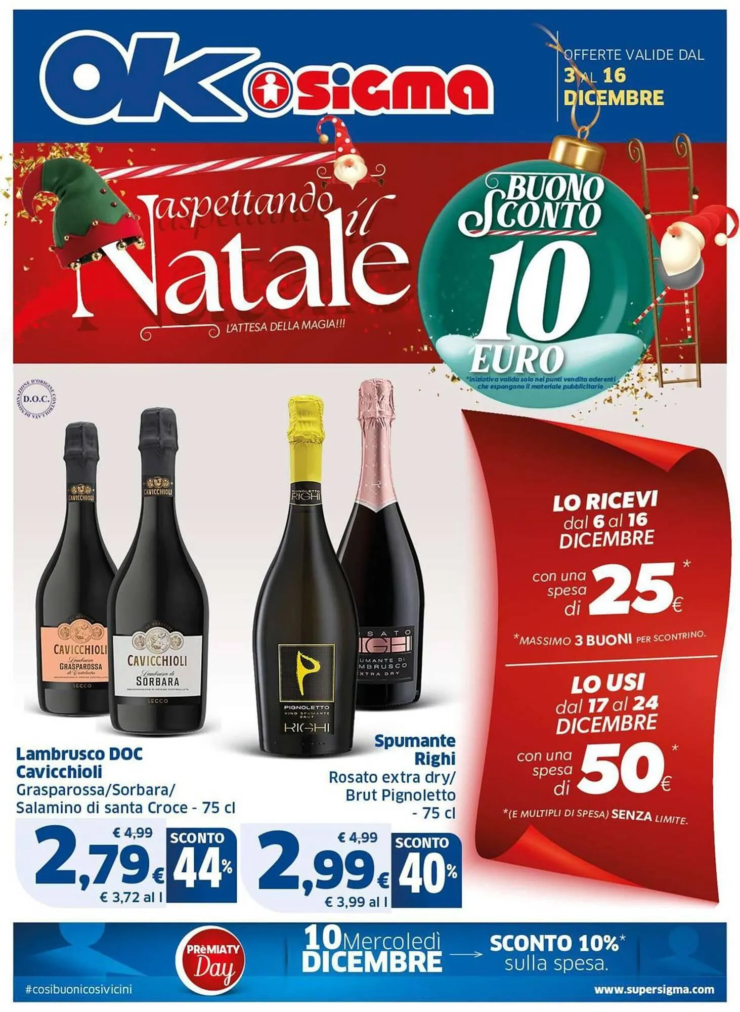 Volantino Ok Sigma da 3 dicembre a 16 dicembre di 2025 - Pagina del volantino 1