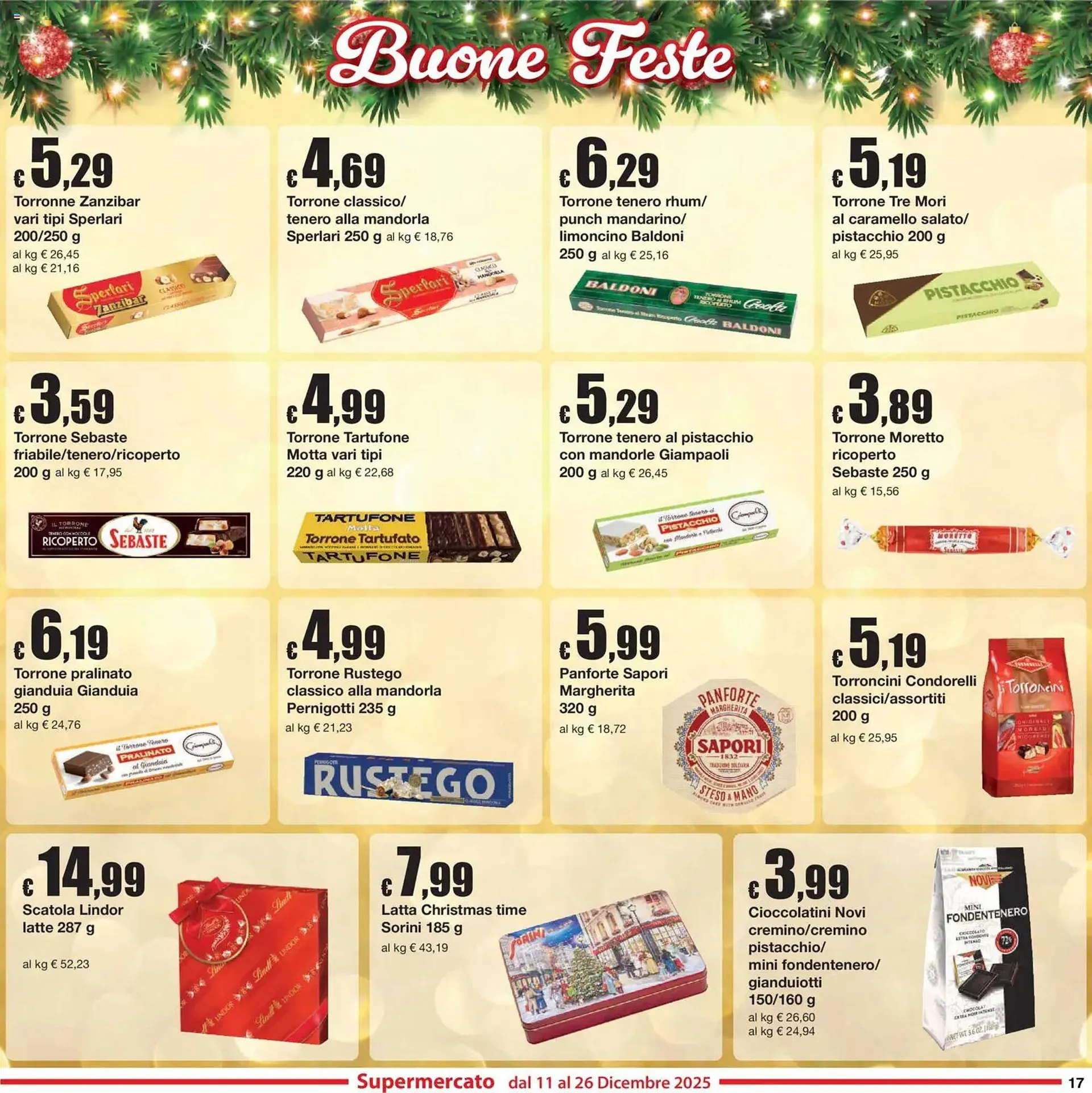 Volantino Sì con te da 11 dicembre a 26 dicembre di 2025 - Pagina del volantino 17