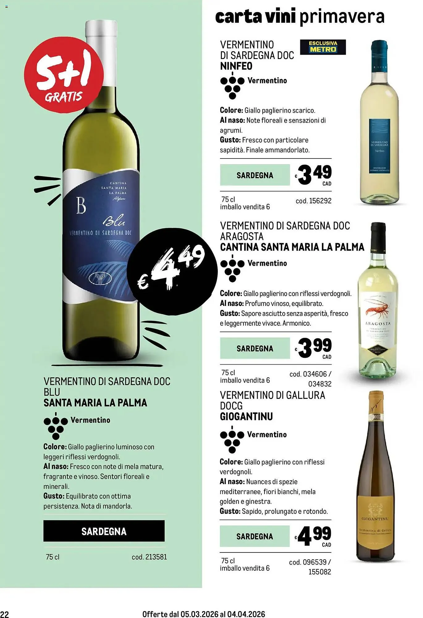 Volantino Metro da 5 marzo a 4 aprile di 2026 - Pagina del volantino 22