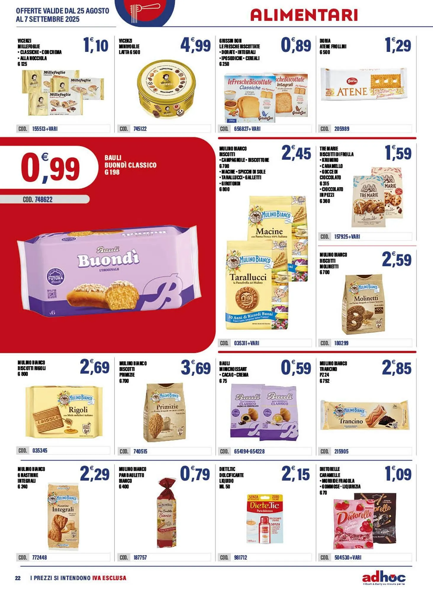 Volantino Adhoc da 25 agosto a 7 settembre di 2025 - Pagina del volantino 22