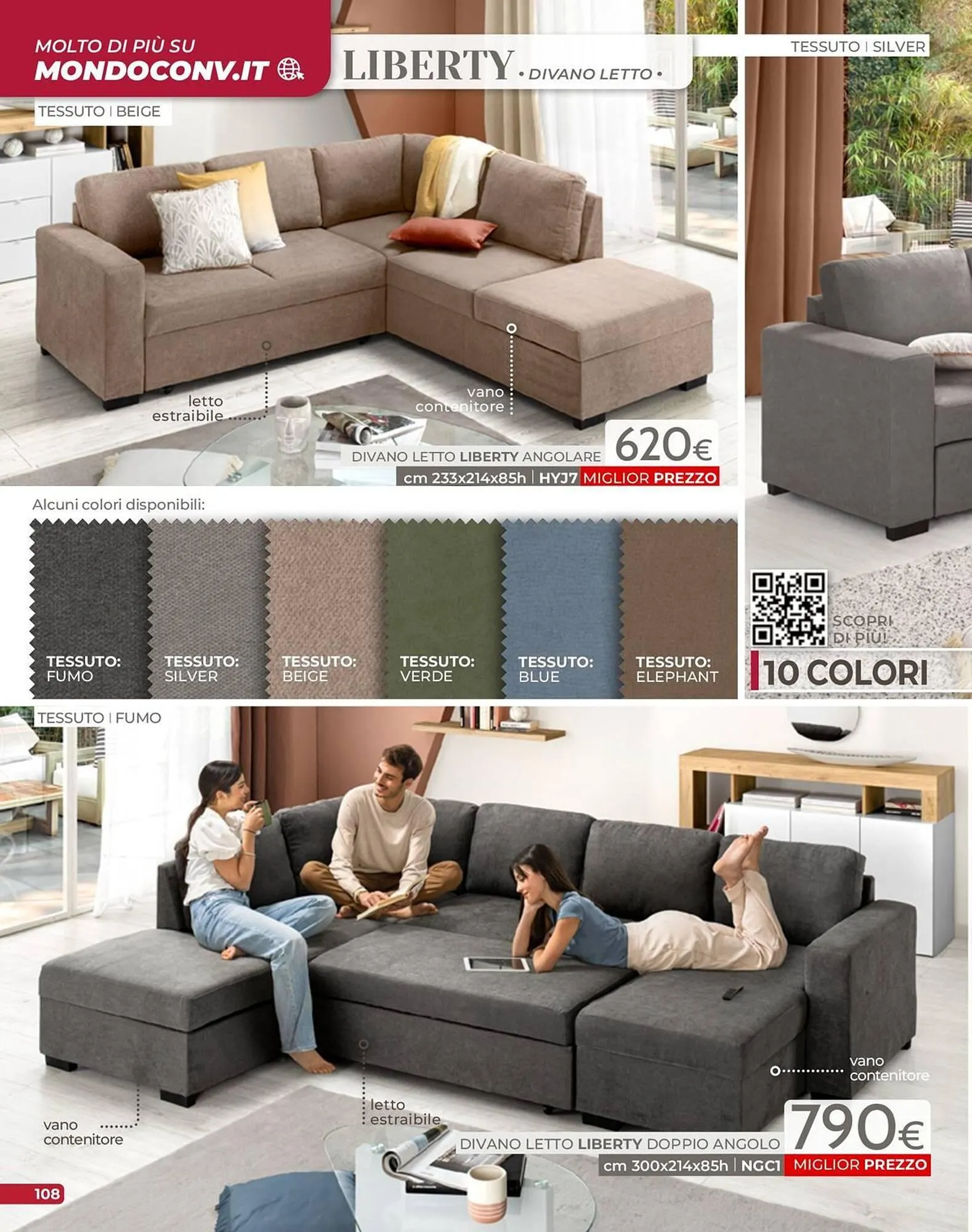 volantino Mondo Convenienza da 1 settembre a 31 dicembre di 2025 - Pagina del volantino 110