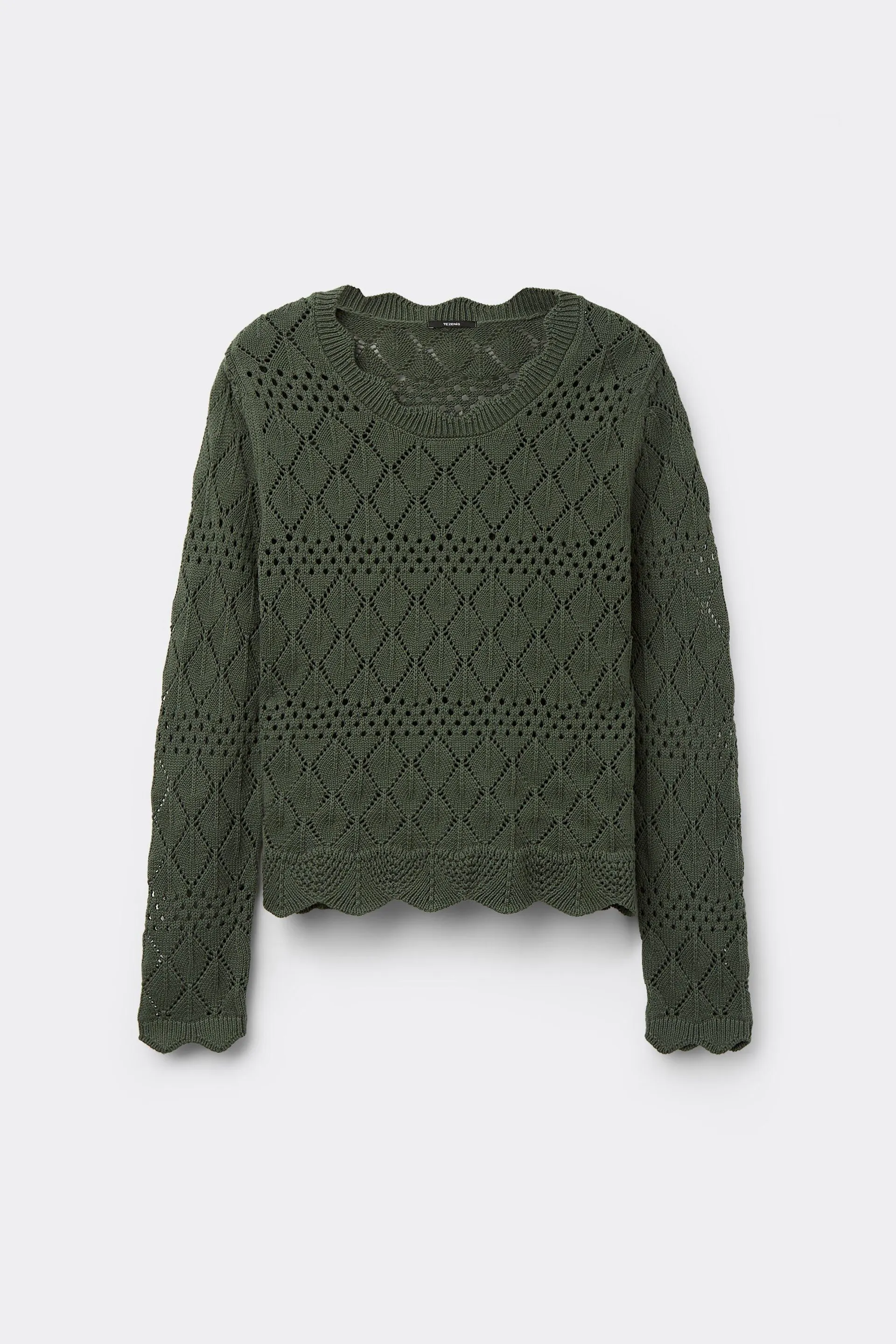 Maglioncino Manica Lunga Traforato Crochet