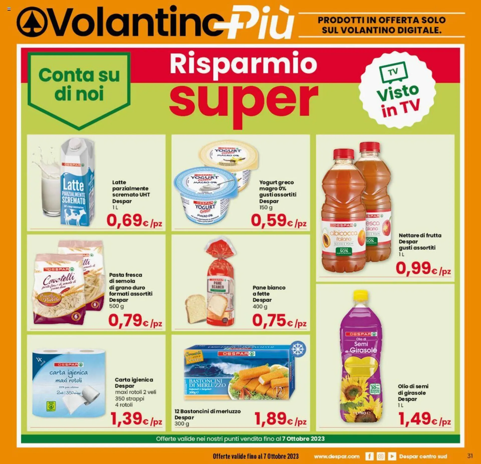 Volantino Interspar da 25 settembre a 4 ottobre di 2023 - Pagina del volantino 31