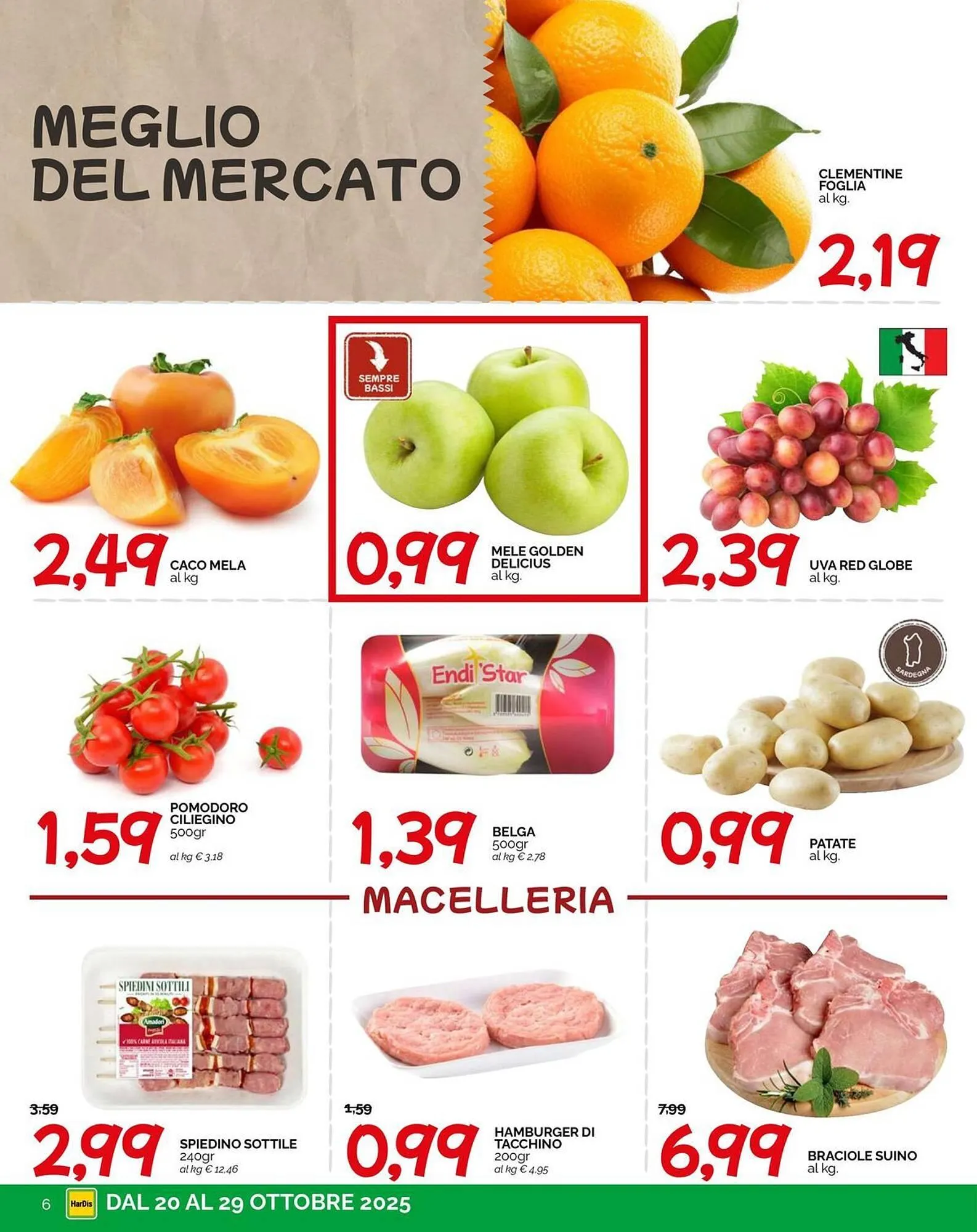 Volantino Hardis da 20 ottobre a 29 ottobre di 2025 - Pagina del volantino 6