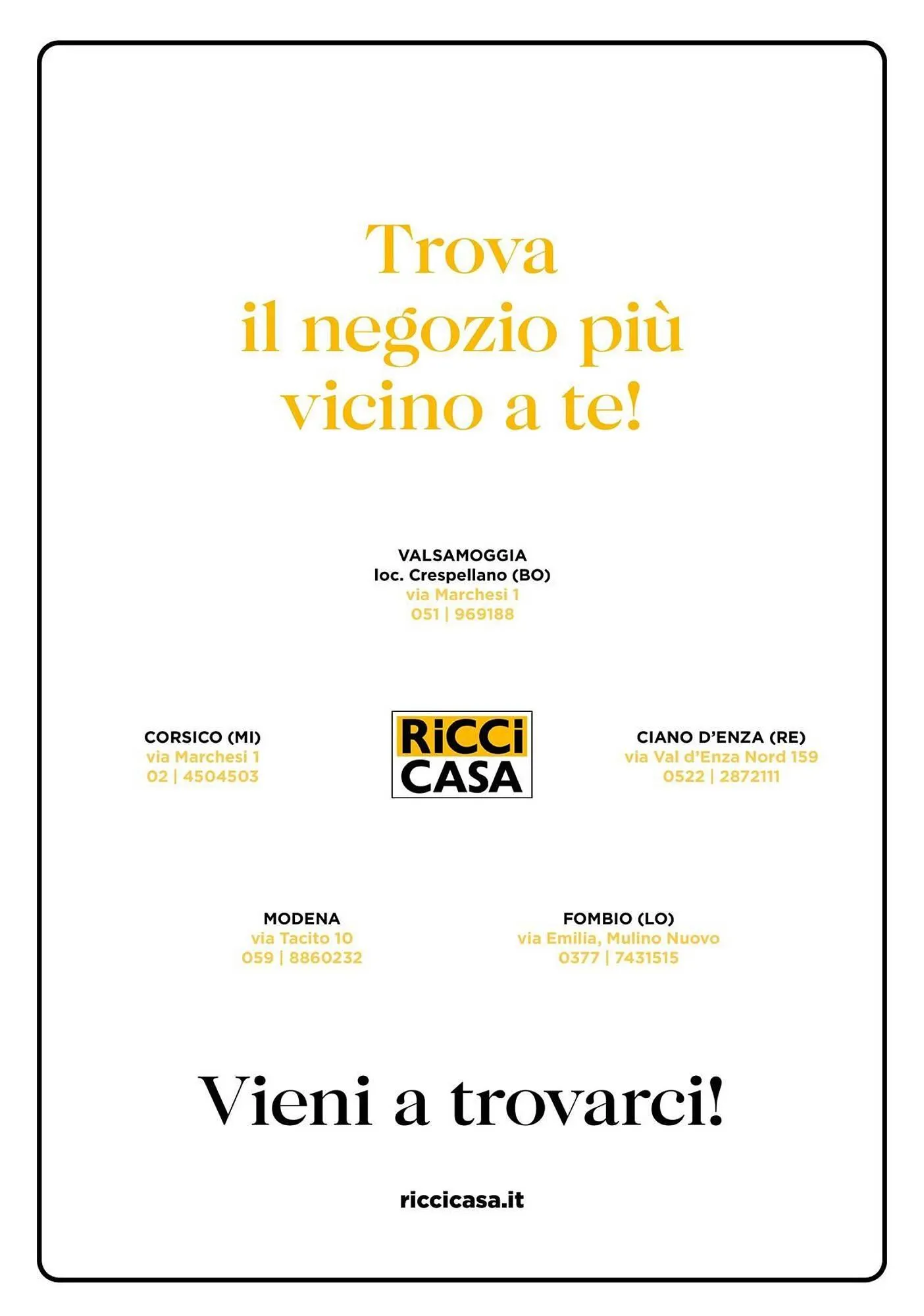 Volantino Ricci Casa da 5 maggio a 2 giugno di 2025 - Pagina del volantino 12