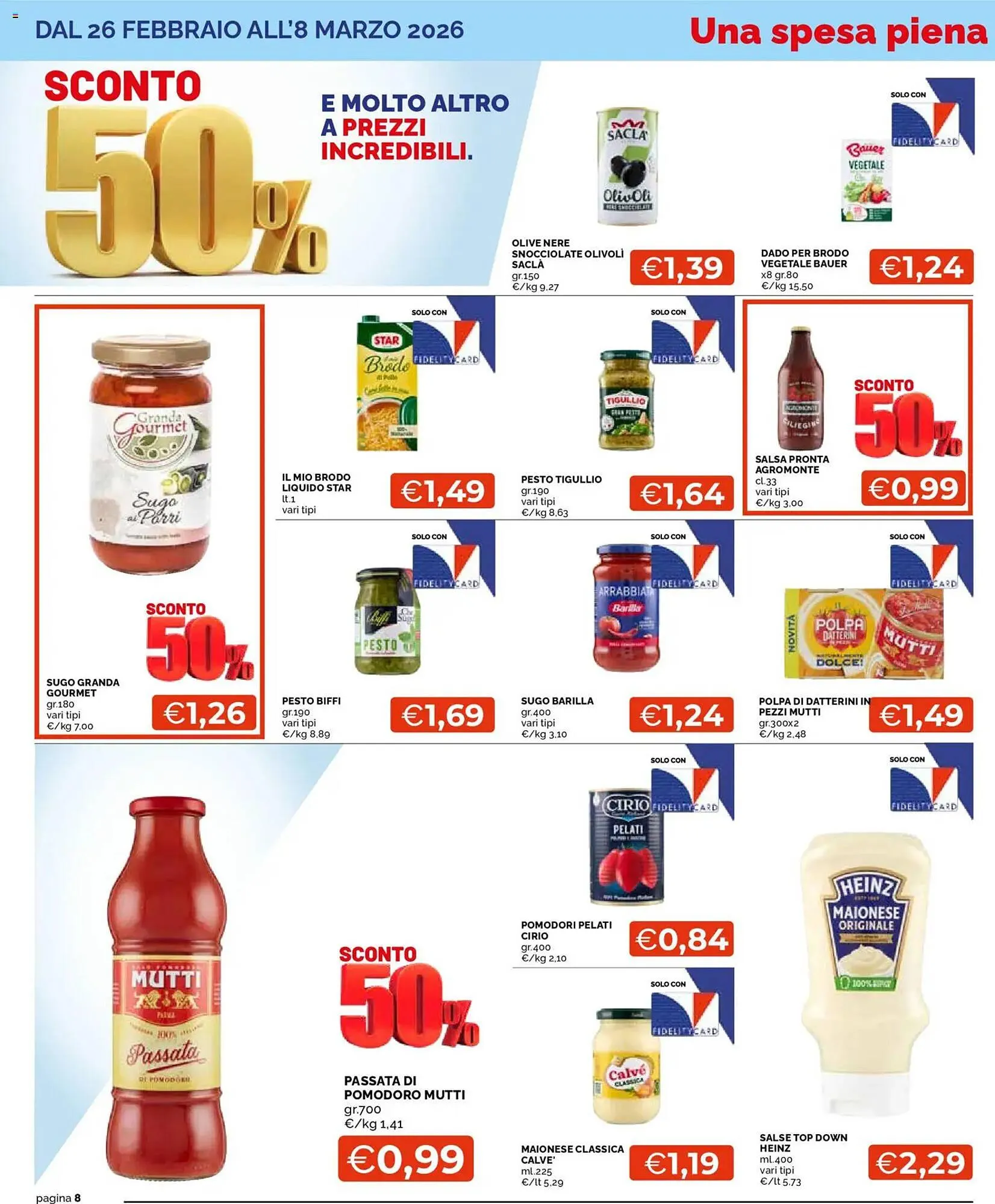 Volantino Mercatò da 26 febbraio a 8 marzo di 2026 - Pagina del volantino 8