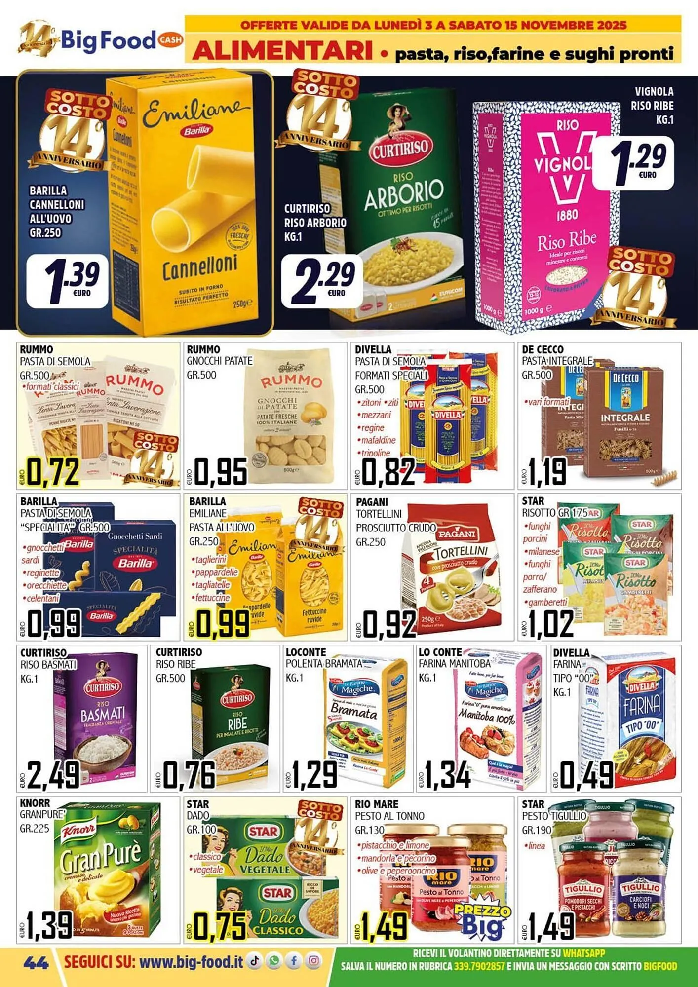 Volantino Big Food da 3 novembre a 15 novembre di 2025 - Pagina del volantino 44