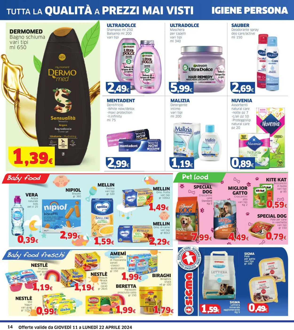 Sigma - Sicila Volantino attuale da 11 aprile a 22 aprile di 2024 - Pagina del volantino 14