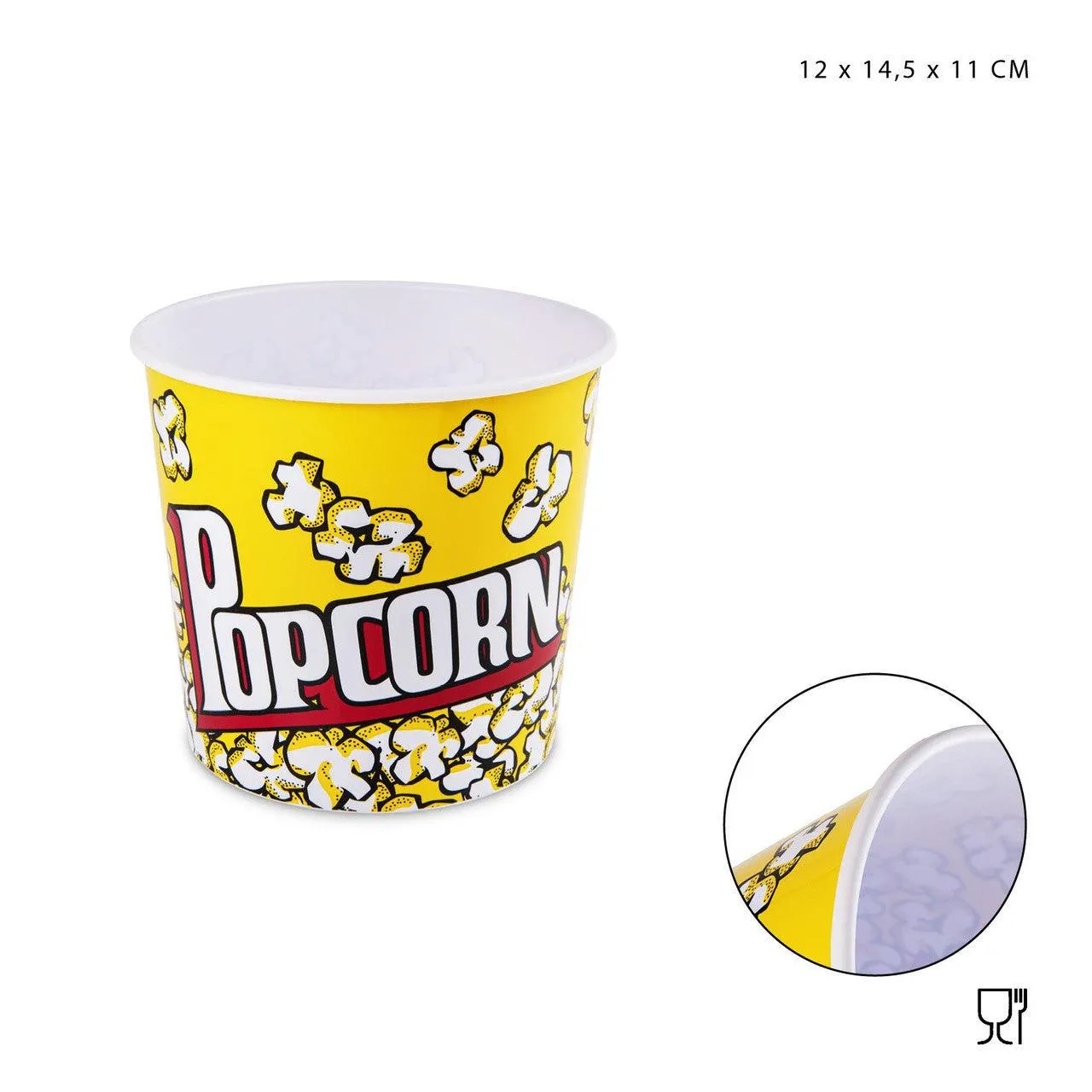 Dc Popcorn Basket 12X14.5X11Cm