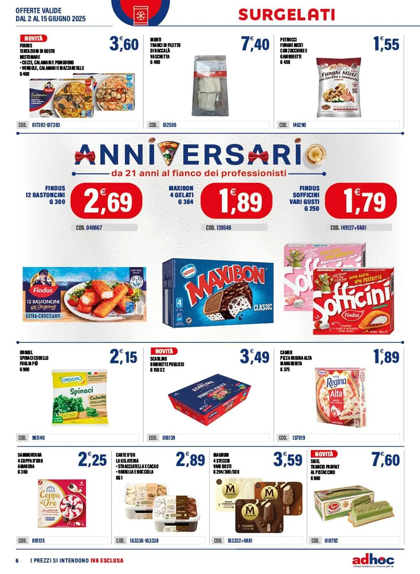 Volantino Adhoc da 2 giugno a 15 giugno di 2025 - Pagina del volantino 6