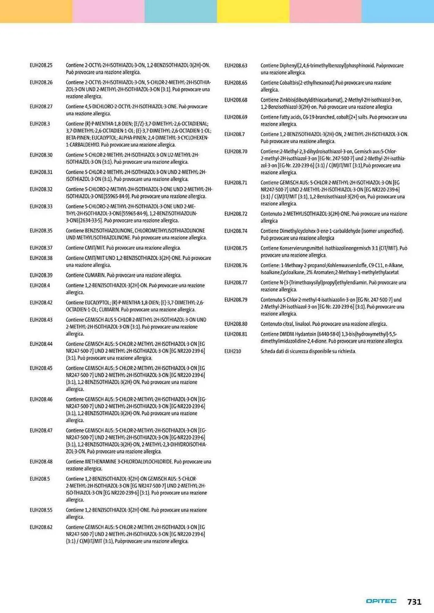 Volantino Opitec da 6 gennaio a 31 agosto di 2024 - Pagina del volantino 731