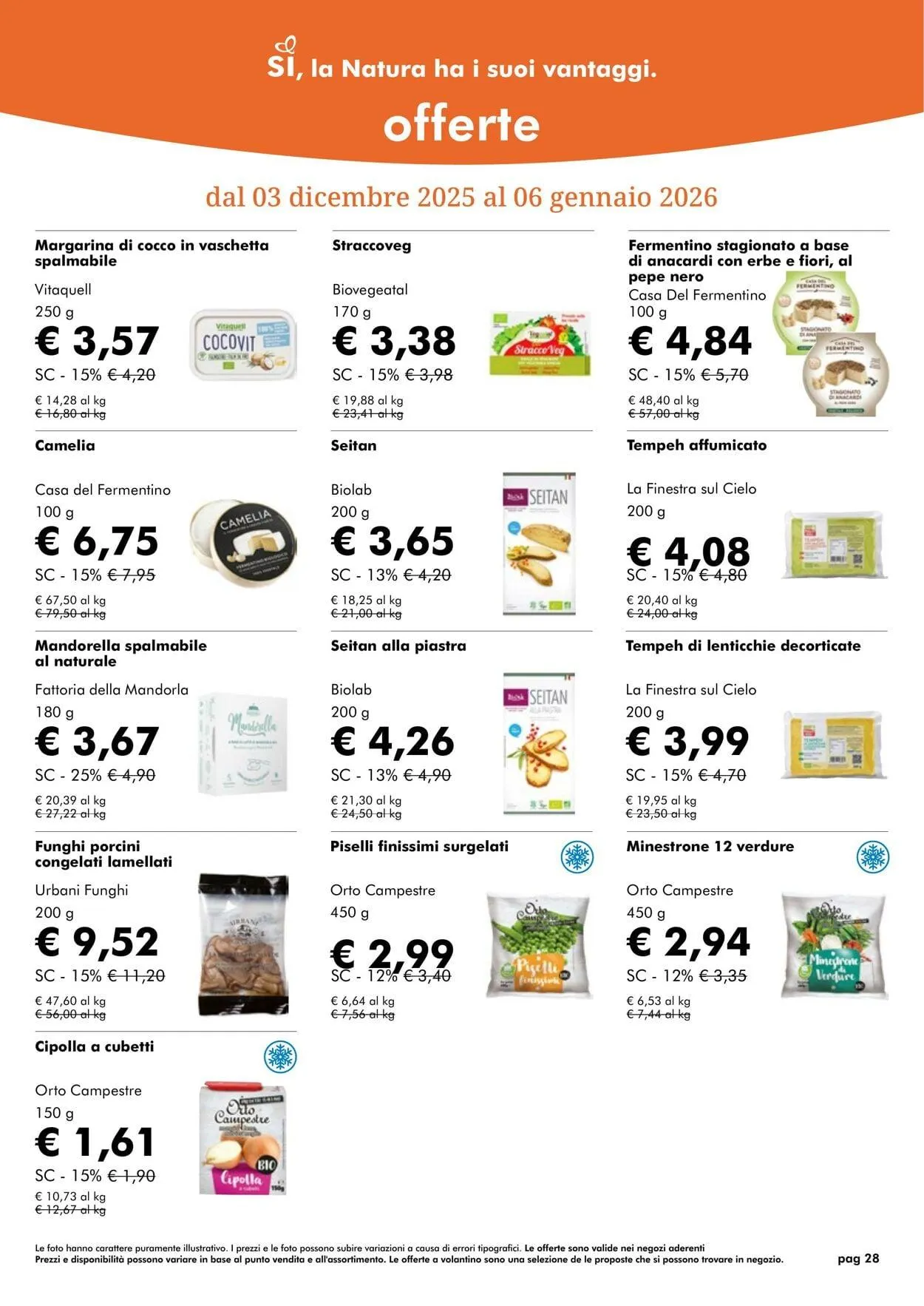 Natura Sì Volantino attuale da 1 dicembre a 1 gennaio di 2026 - Pagina del volantino 28