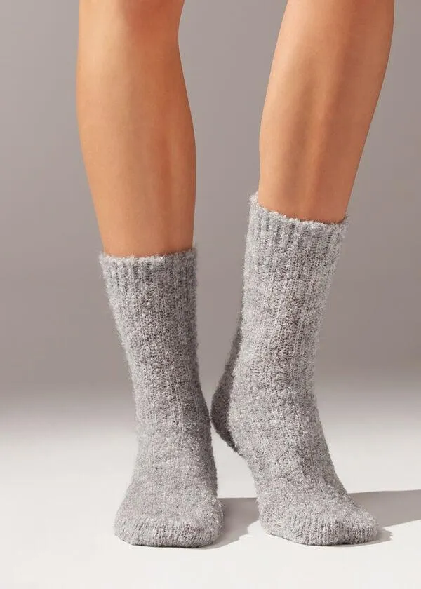 Calze Corte con Lana Teddy