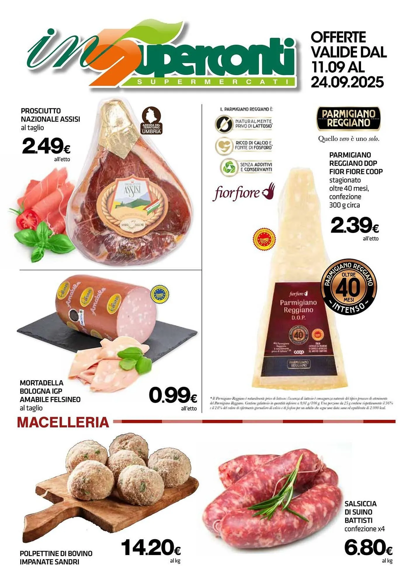 Volantino Superconti da 11 settembre a 24 settembre di 2025 - Pagina del volantino 1