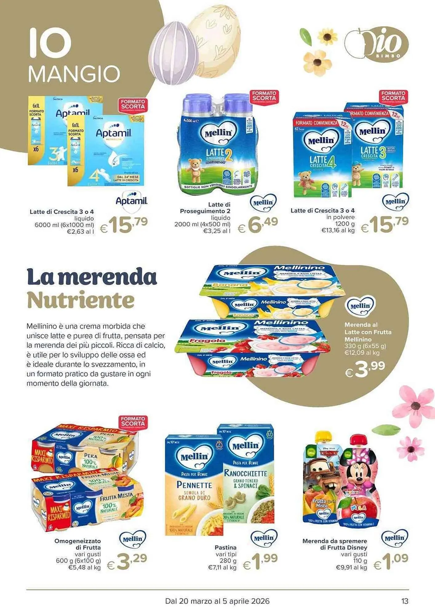 Volantino Io Bimbo da 20 marzo a 5 aprile di 2026 - Pagina del volantino 13