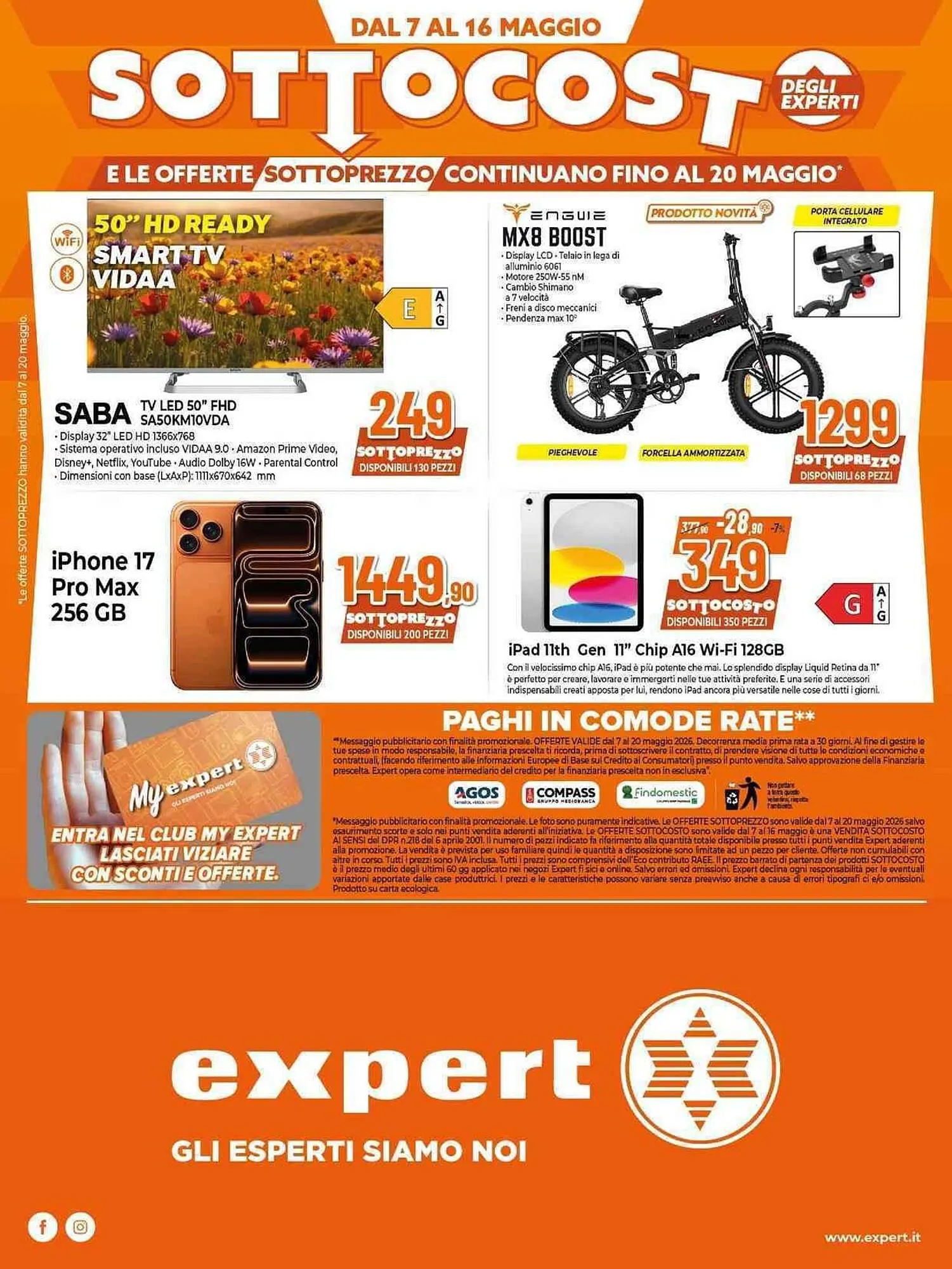 Volantino Expert da 7 maggio a 20 maggio di 2026 - Pagina del volantino 16