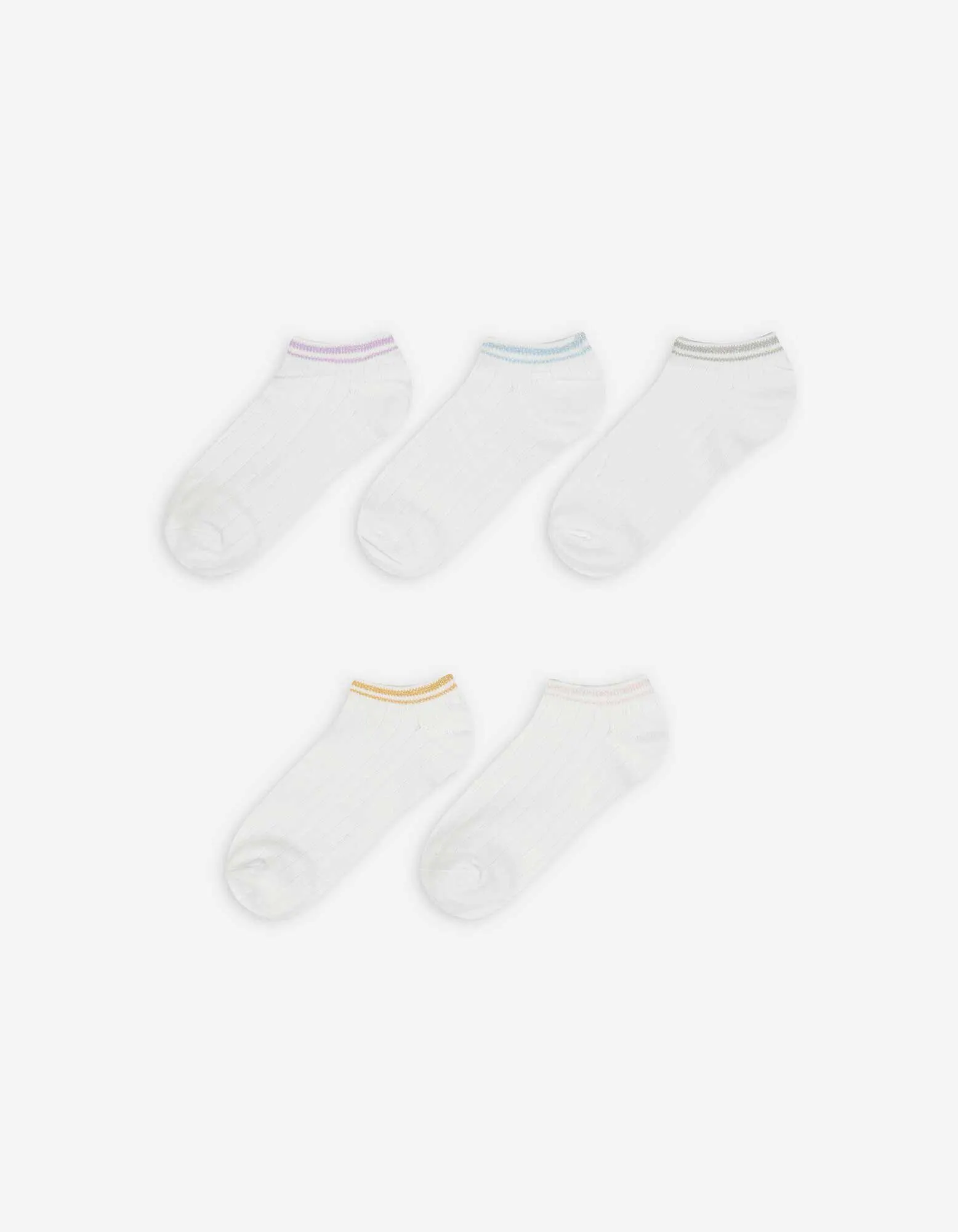 Calze sneakers - Confezione da 5 pezzi