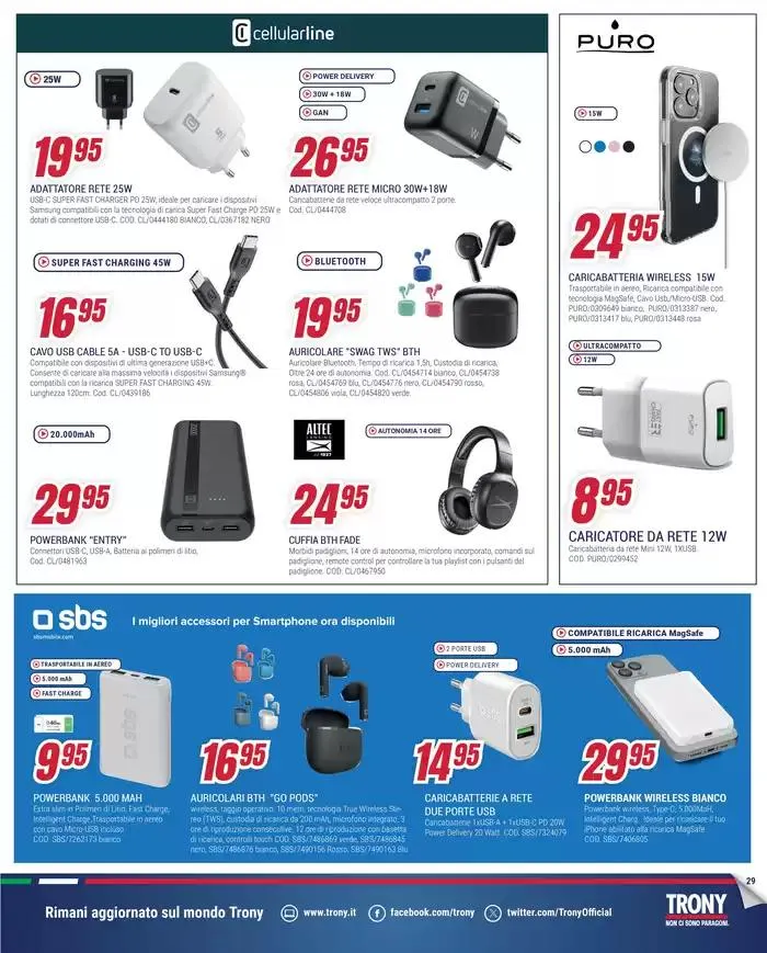 Il regalo lo scegli tu da Trony! da 12 aprile a 7 maggio di 2025 - Pagina del volantino 29