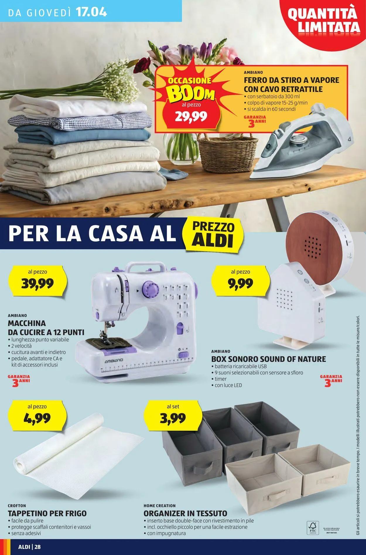 Aldi Volantino attuale da 14 aprile a 20 aprile di 2025 - Pagina del volantino 28