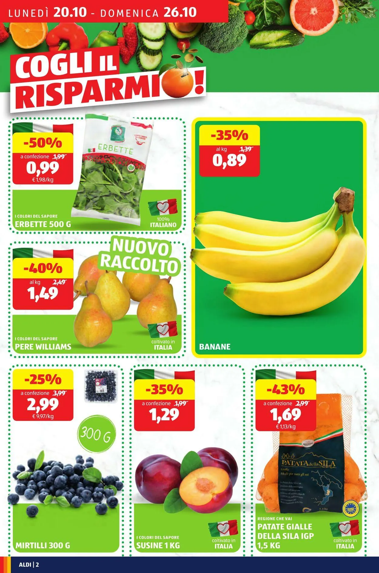 Aldi Volantino attuale da 20 ottobre a 26 ottobre di 2025 - Pagina del volantino 2