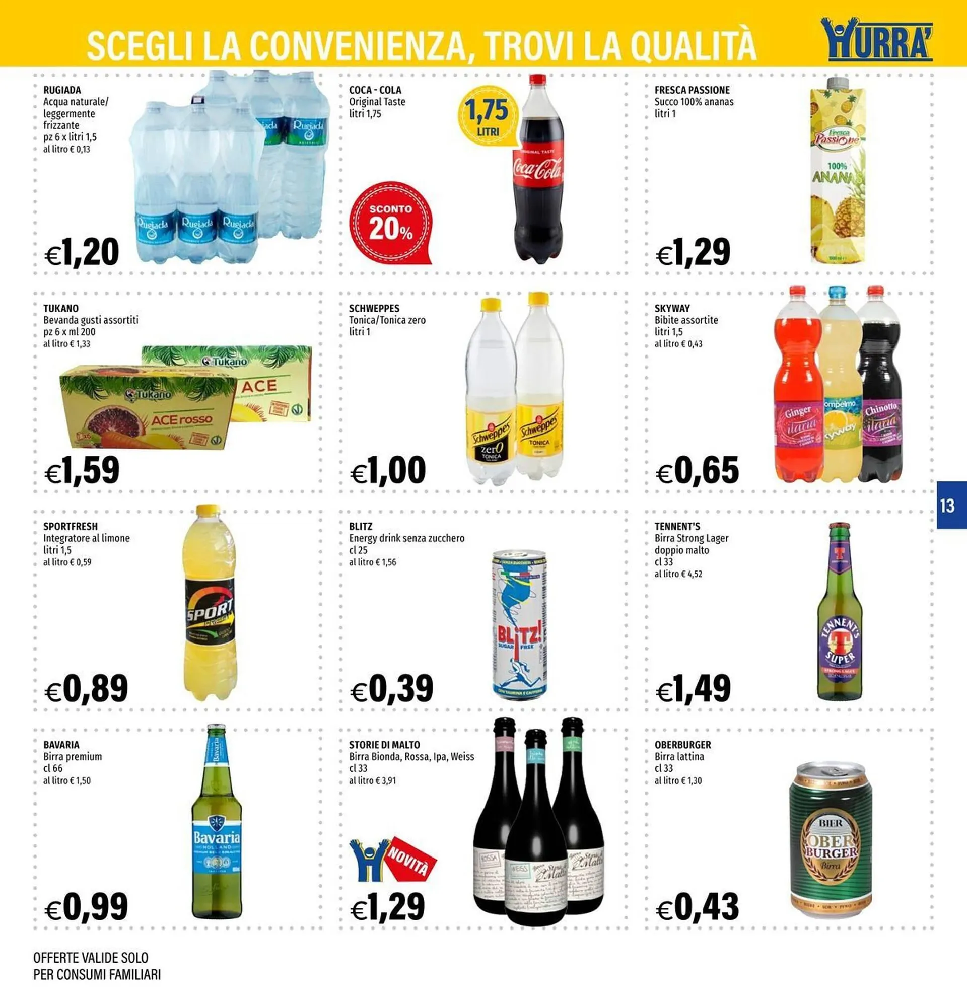 Volantino Hurrà da 29 maggio a 11 giugno di 2025 - Pagina del volantino 13