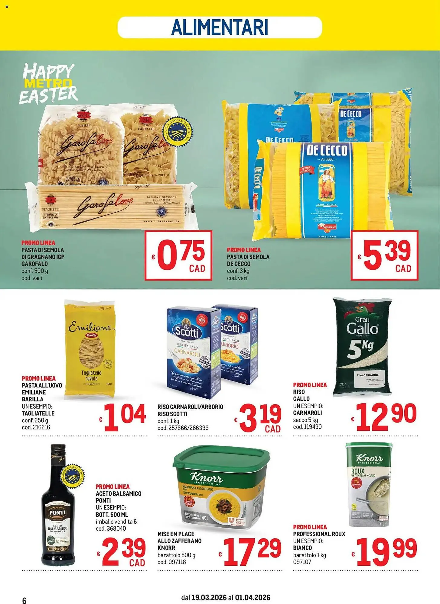 Volantino Metro da 19 marzo a 1 aprile di 2026 - Pagina del volantino 6