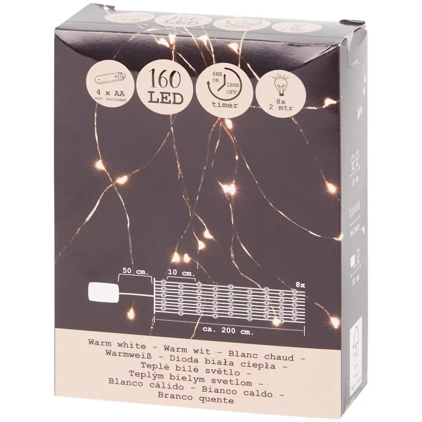 Illuminazione a cascata LED