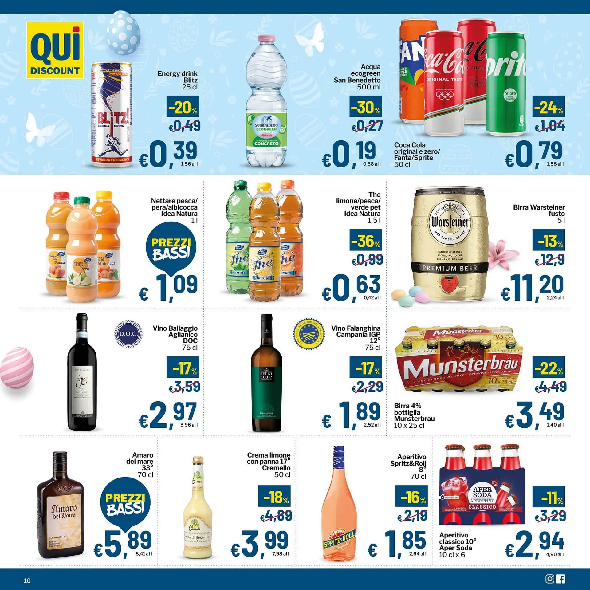 Volantino Qui Discount da 17 marzo a 5 aprile di 2026 - Pagina del volantino 10