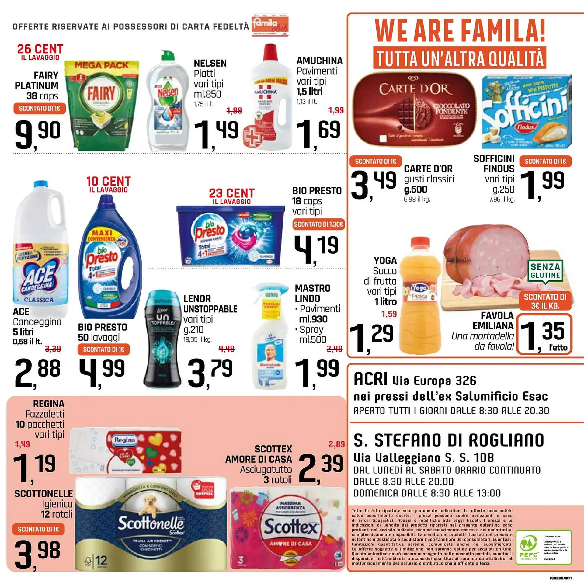 Volantino Famila Superstore da 4 aprile a 10 aprile di 2024 - Pagina del volantino 26