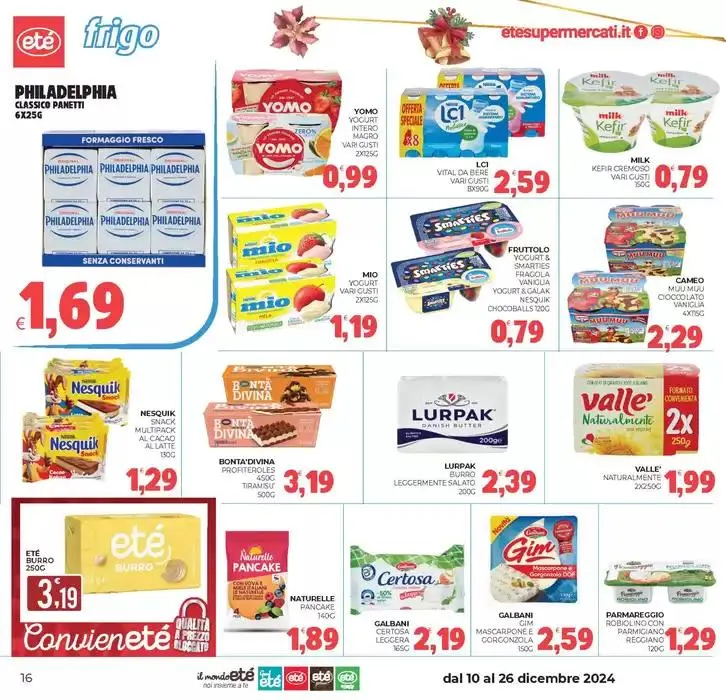 Qualita a prezzo bloccato da 10 dicembre a 26 dicembre di 2024 - Pagina del volantino 16