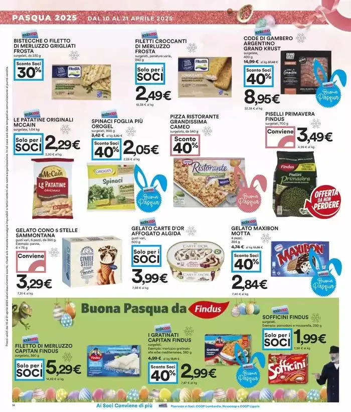 40 prodotti al 40% di sconto da 10 aprile a 21 aprile di 2025 - Pagina del volantino 14