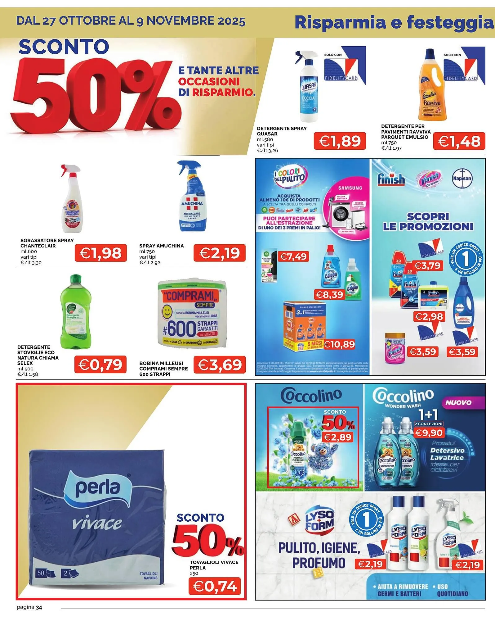 Volantino Mercatò Extra da 27 ottobre a 9 novembre di 2025 - Pagina del volantino 34