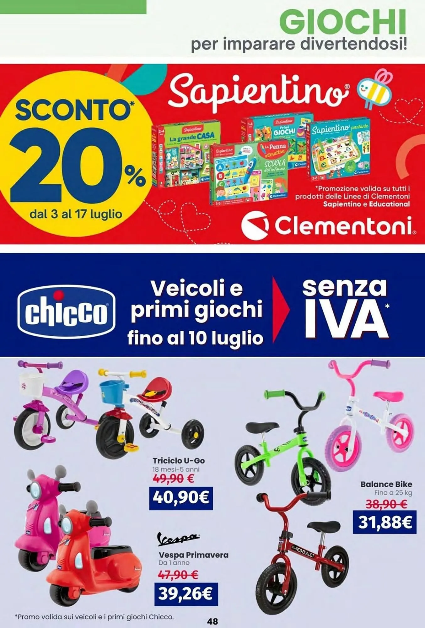 Volantino Paniate da 3 luglio a 27 luglio di 2025 - Pagina del volantino 48