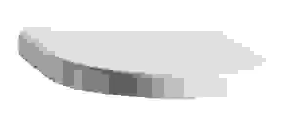 COPRIWATER GLOMP TERMOINDURENTE BIANCO CON CERNIERE IN PLASTICA SOFTCLOSE