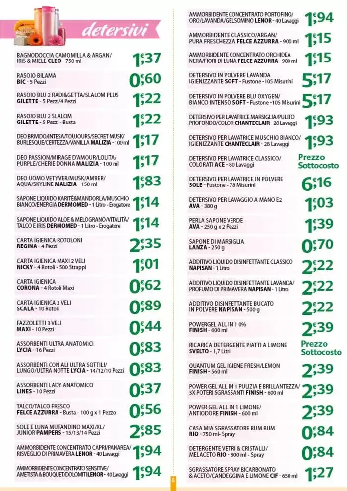 Sottocosto da 22 aprile a 26 aprile di 2025 - Pagina del volantino 6