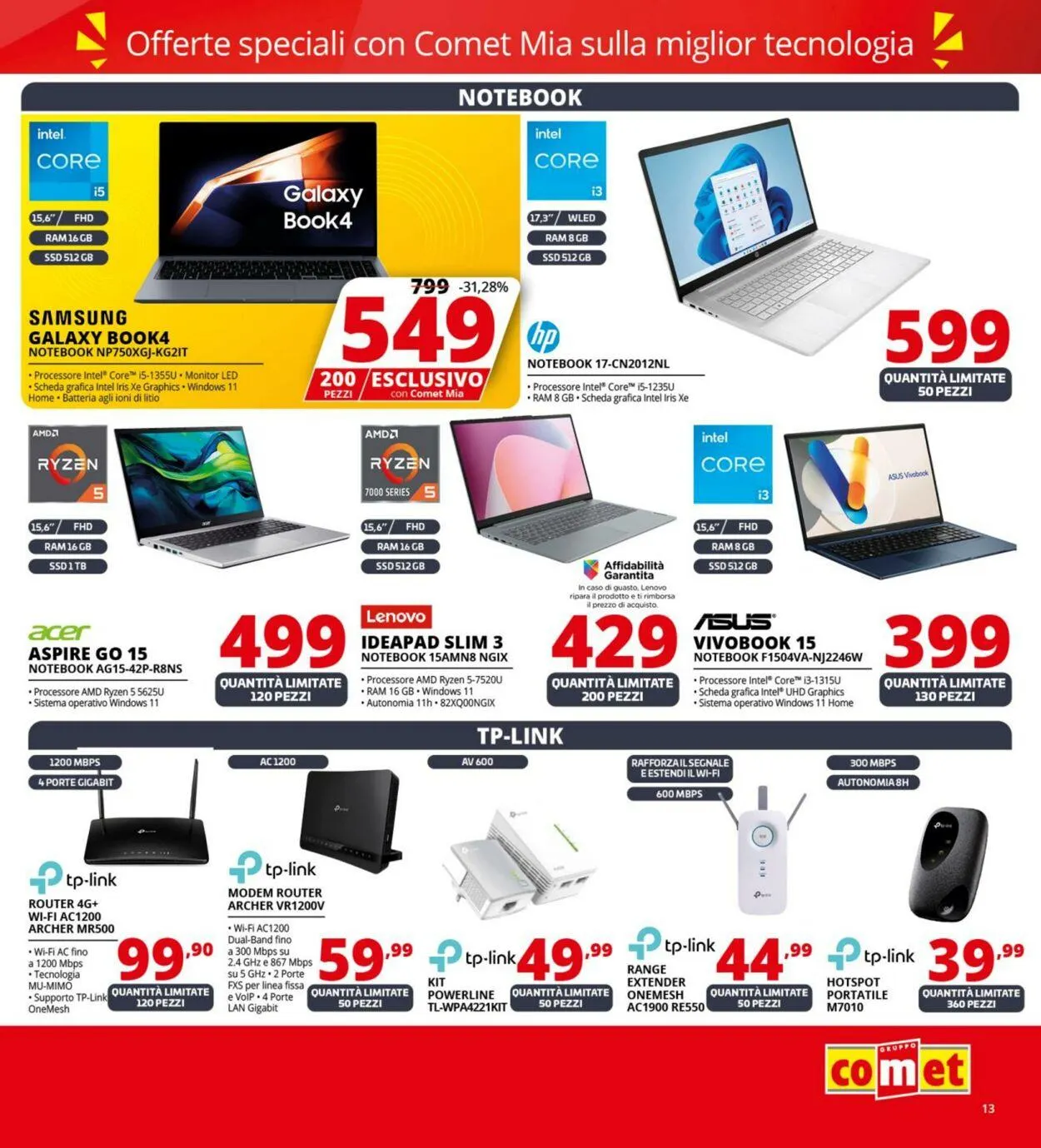 Comet Volantino attuale da 9 ottobre a 22 ottobre di 2025 - Pagina del volantino 13