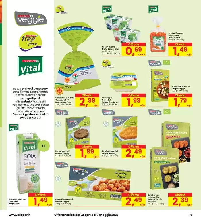 Sconti fino al 50%  da 22 aprile a 7 maggio di 2025 - Pagina del volantino 15