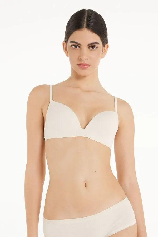 Sujetador triángulo London con relleno sin aro de algodón London