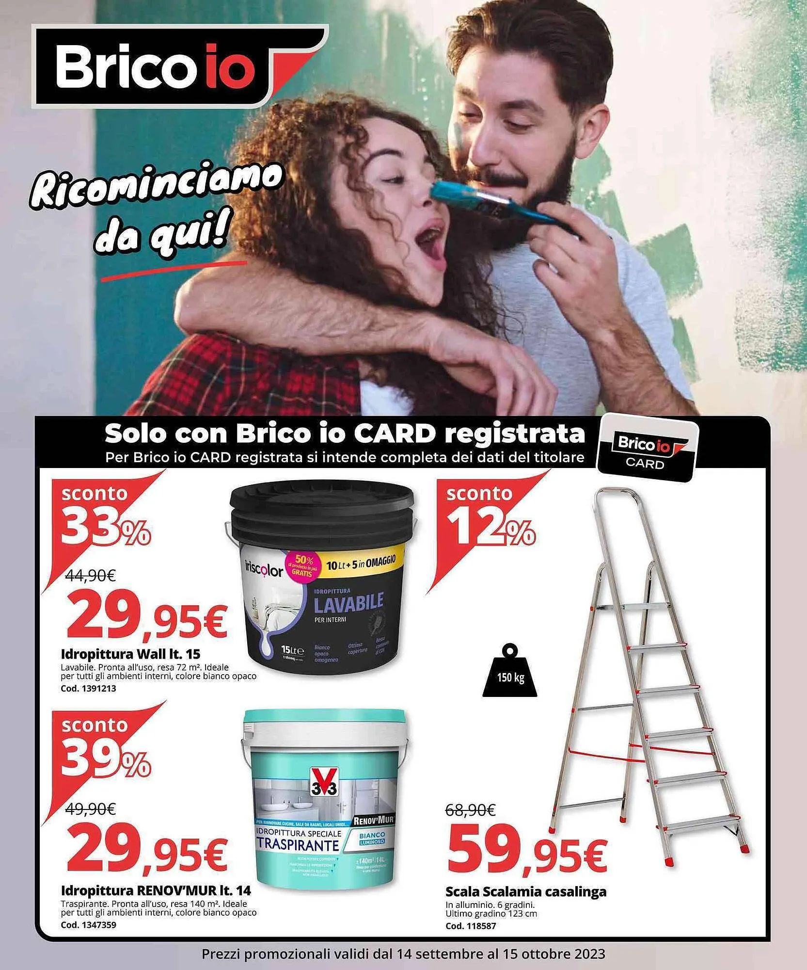Volantino Brico Io da 14 settembre a 15 ottobre di 2023 - Pagina del volantino 1