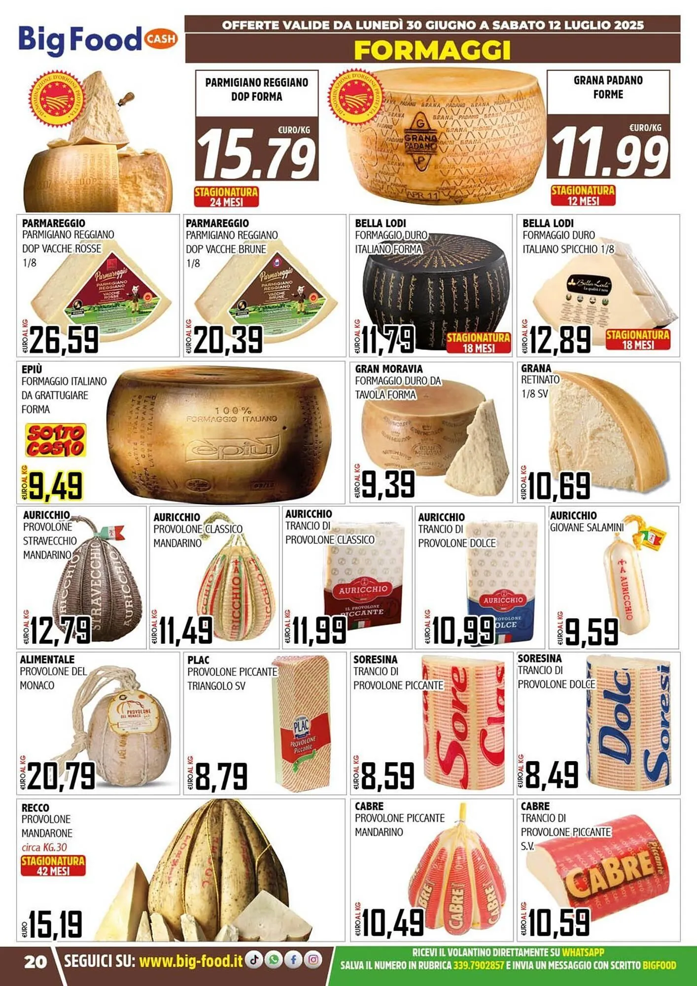 Volantino Big Food da 30 giugno a 12 luglio di 2025 - Pagina del volantino 20
