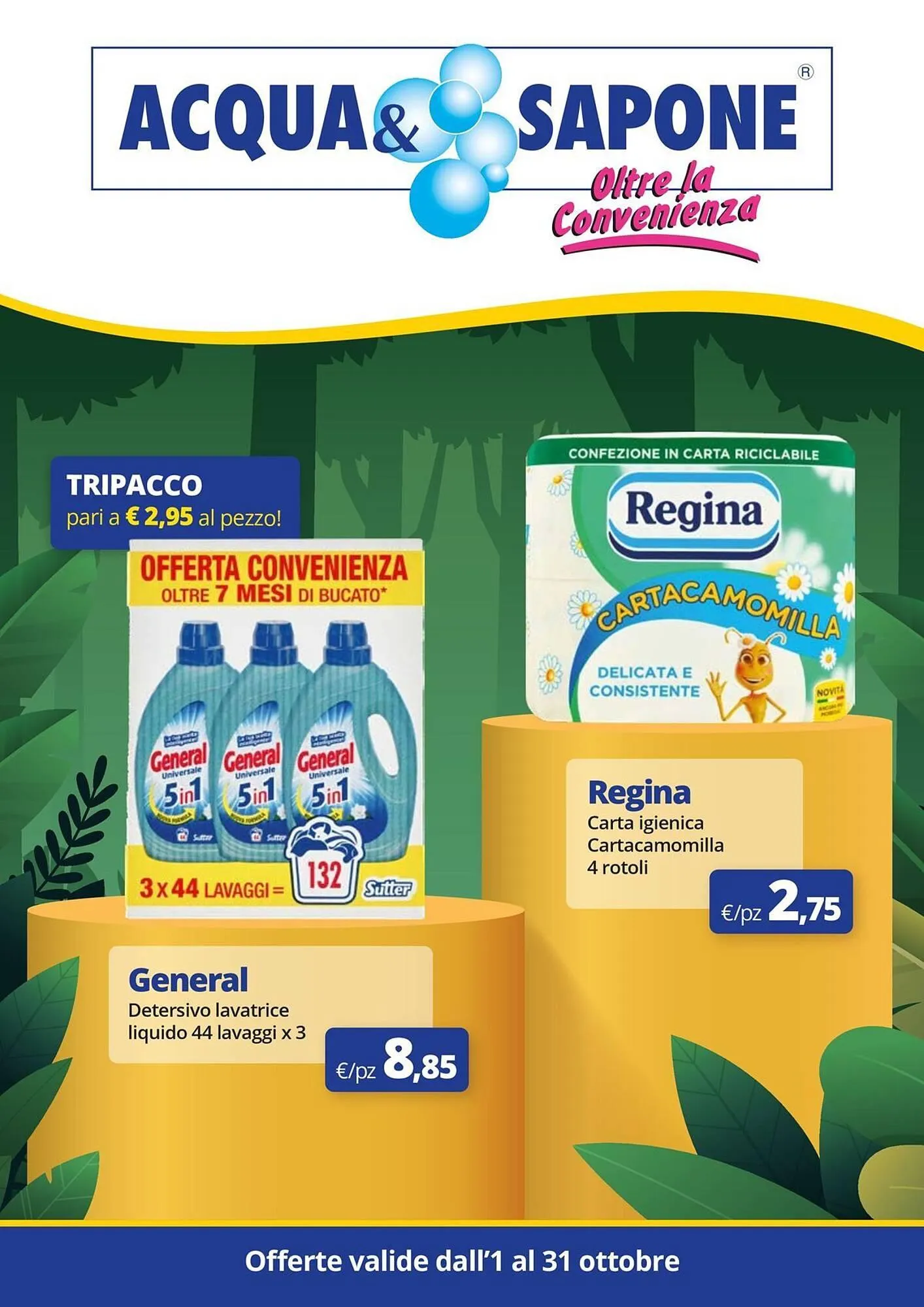Volantino Acqua & Sapone da 1 ottobre a 31 ottobre di 2025 - Pagina del volantino 1